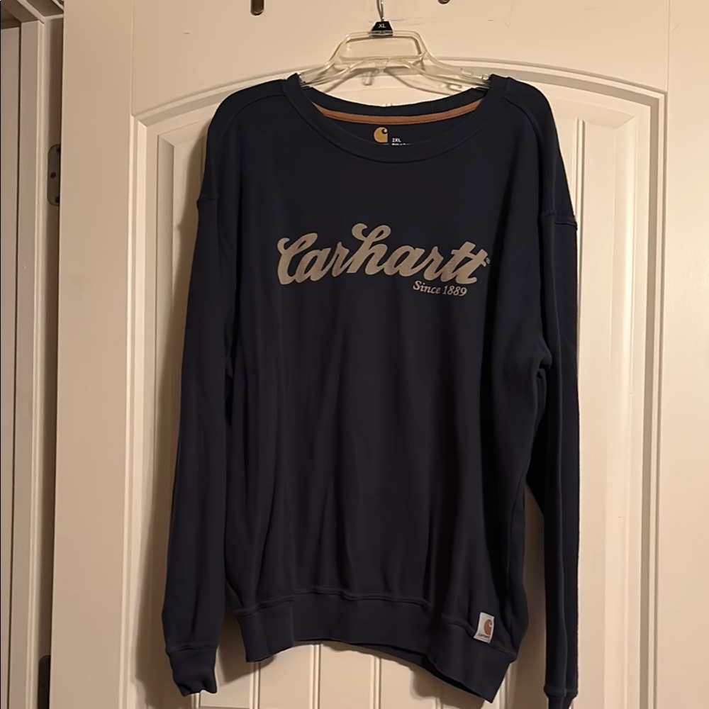 Carhartt Navy Blue Sweatshirt